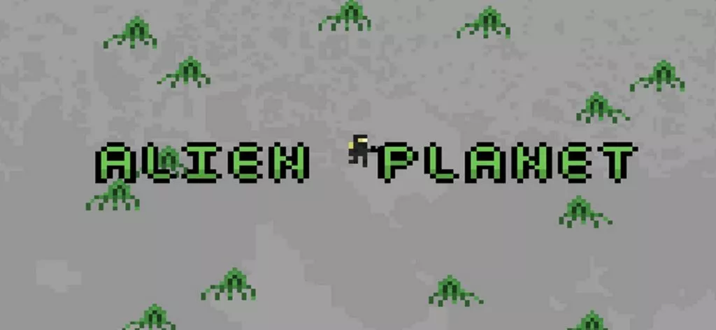 Alien Planet game splash
